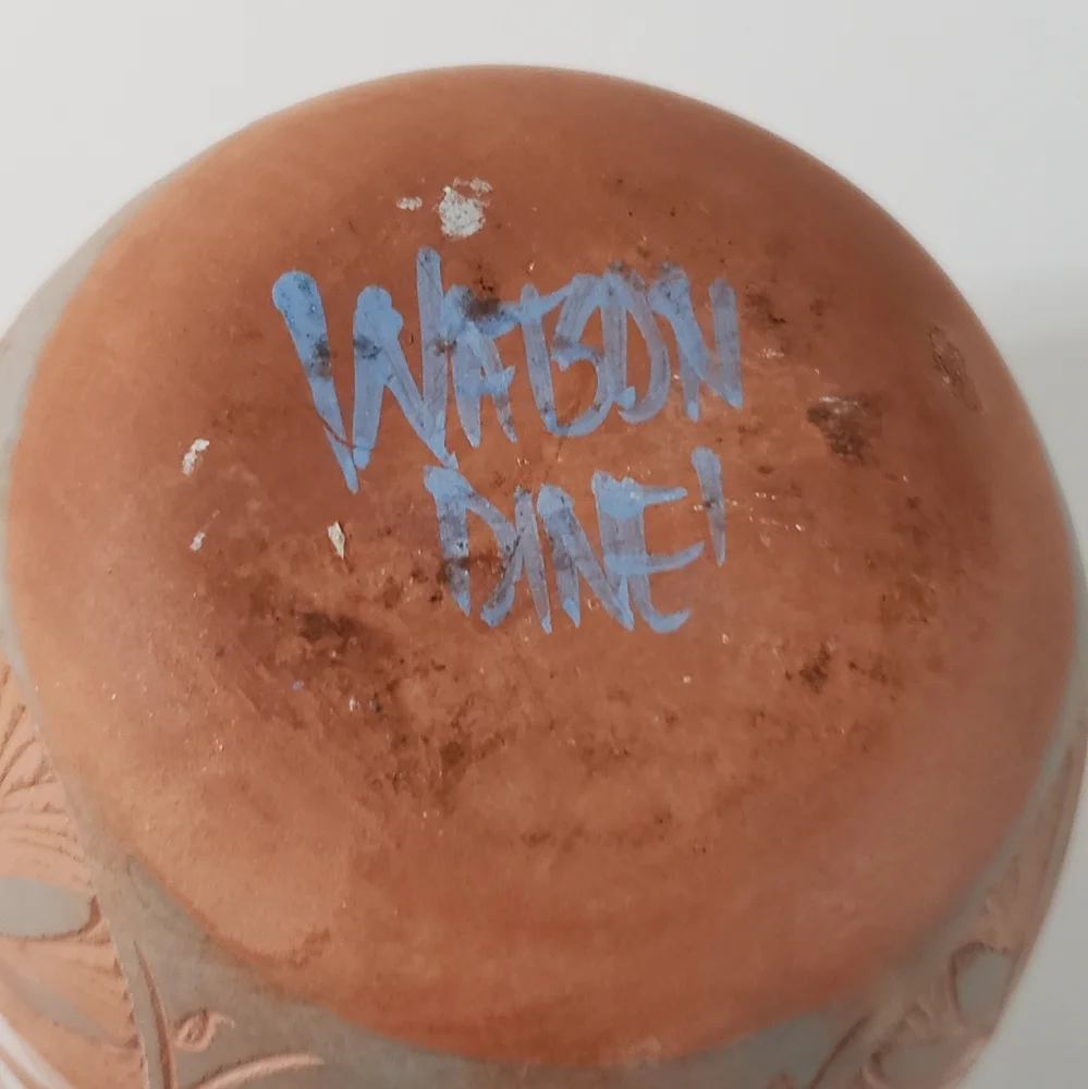Pottery Vase Navajo? Signed Watson